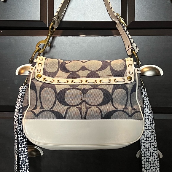 AUTHENTIC COACH RESORT DENIM HANDBAG - Picture 10 of 15